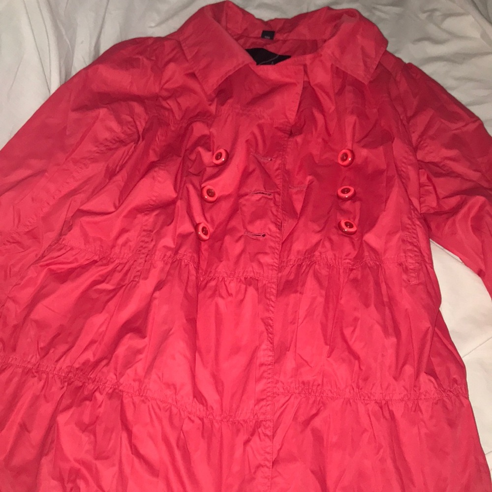 Pinkish/coral  windbreaker